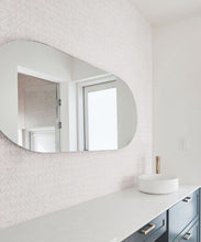 Load image into Gallery viewer, Lignes Deux Wallpaper • Grey White • Insitu