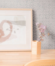 Load image into Gallery viewer, Lignes Deux Wallpaper • Grey White • Insitu