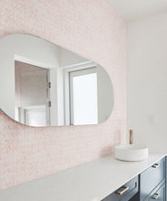 Load image into Gallery viewer, Lignes Deux Wallpaper • Salmon Light Beige • Insitu