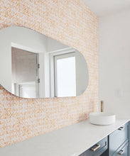 Load image into Gallery viewer, Lignes Deux Wallpaper • Sienna White • Insitu