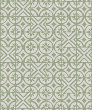 Load image into Gallery viewer, Petales Trois Wallpaper • Snow Green • Swatch