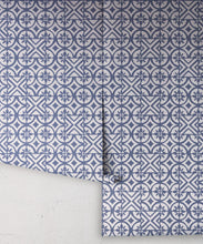 Load image into Gallery viewer, Lignes Deux Wallpaper • Snow Navy • Rolls