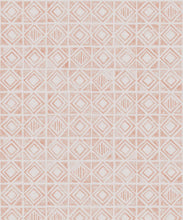Load image into Gallery viewer, Tuile Wallpaper • Salmon White • Swatch