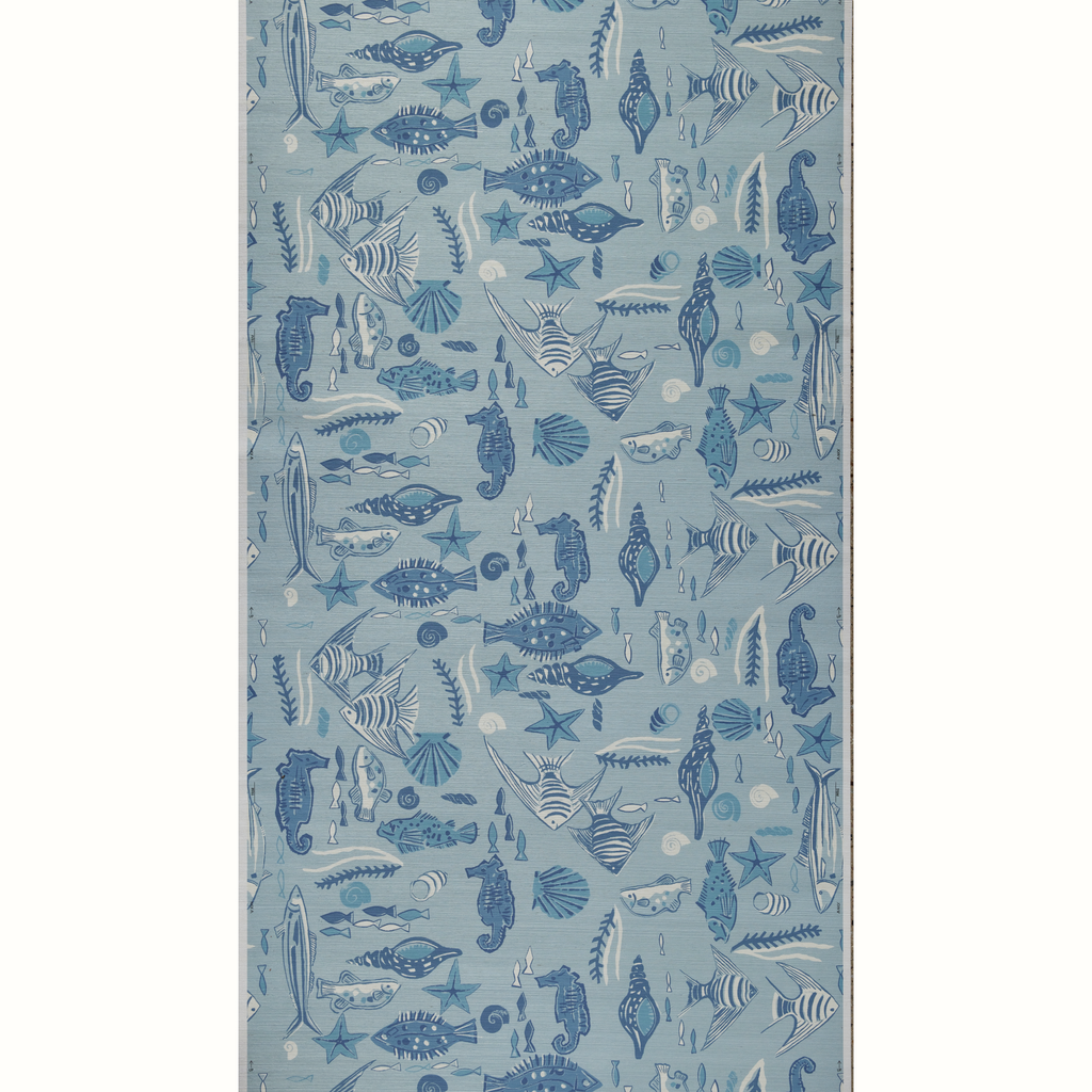 St Tropez Grasscloth Wallpaper by Peter Dunham