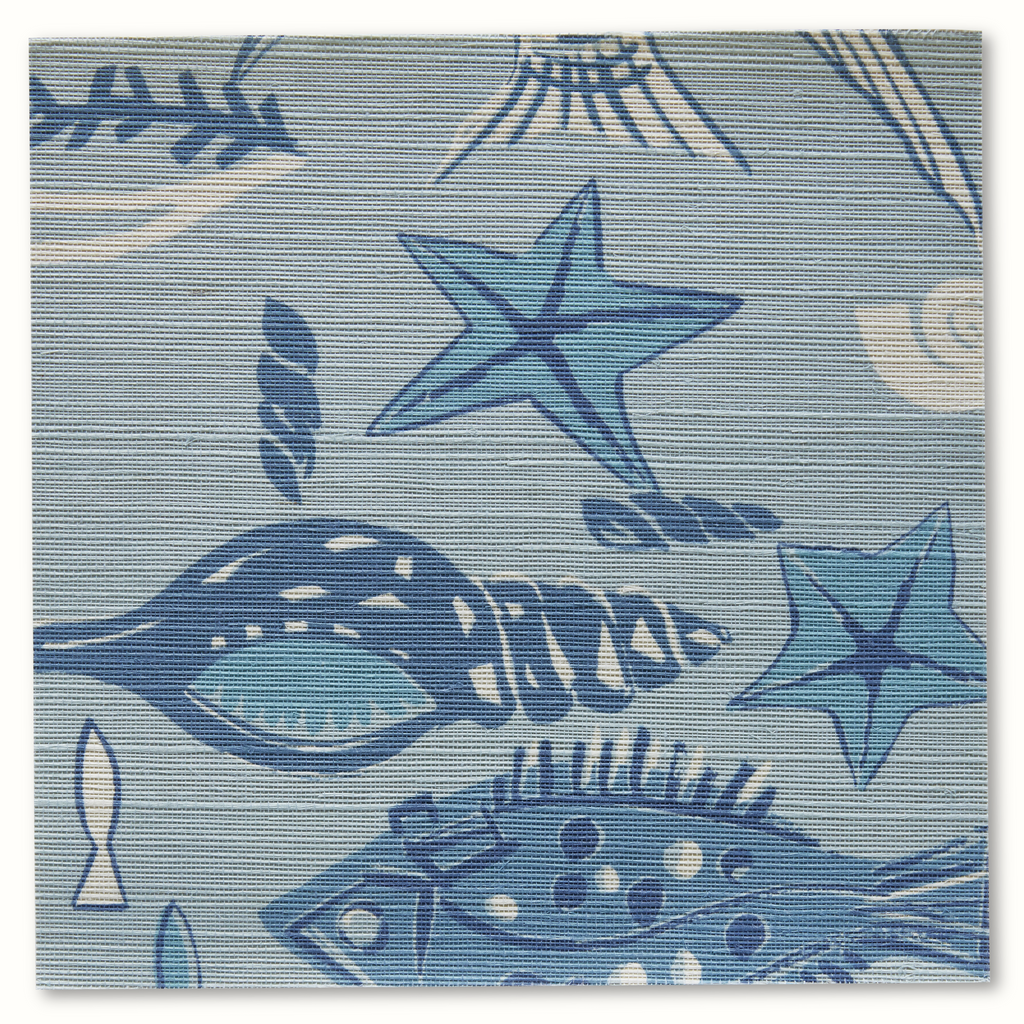 St Tropez Grasscloth Wallpaper by Peter Dunham