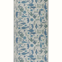 Load image into Gallery viewer, St Tropez Grasscloth Wallpaper by Peter Dunham - Original on White