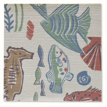 Load image into Gallery viewer, St Tropez Grasscloth Wallpaper by Peter Dunham - Sky on Indigo