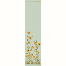 Load image into Gallery viewer, Sunflower Field Grasscloth Mural by Peter Dunham