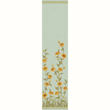 Load image into Gallery viewer, Sunflower Field Grasscloth Mural by Peter Dunham