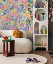 Load image into Gallery viewer, Tea Room Mural | Tender Brushstrokes Collection | Tiff Manuell | Insitu