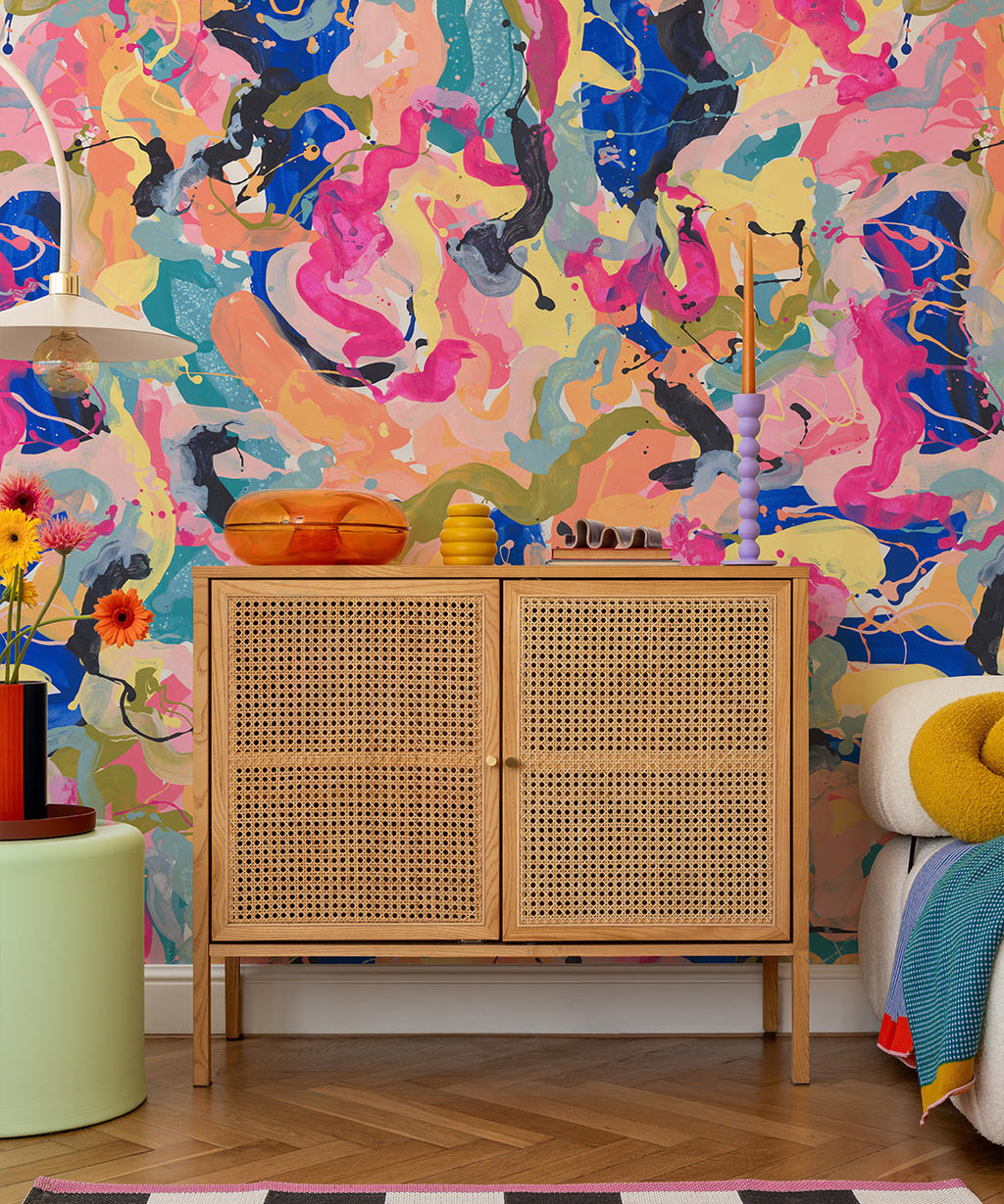 Magnitude Mural | Tender Brushstrokes Collection | Tiff Manuell | Insitu