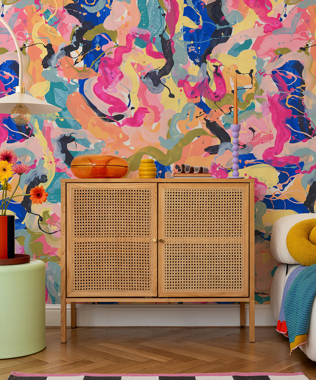 Magnitude Mural | Tender Brushstrokes Collection | Tiff Manuell | Insitu