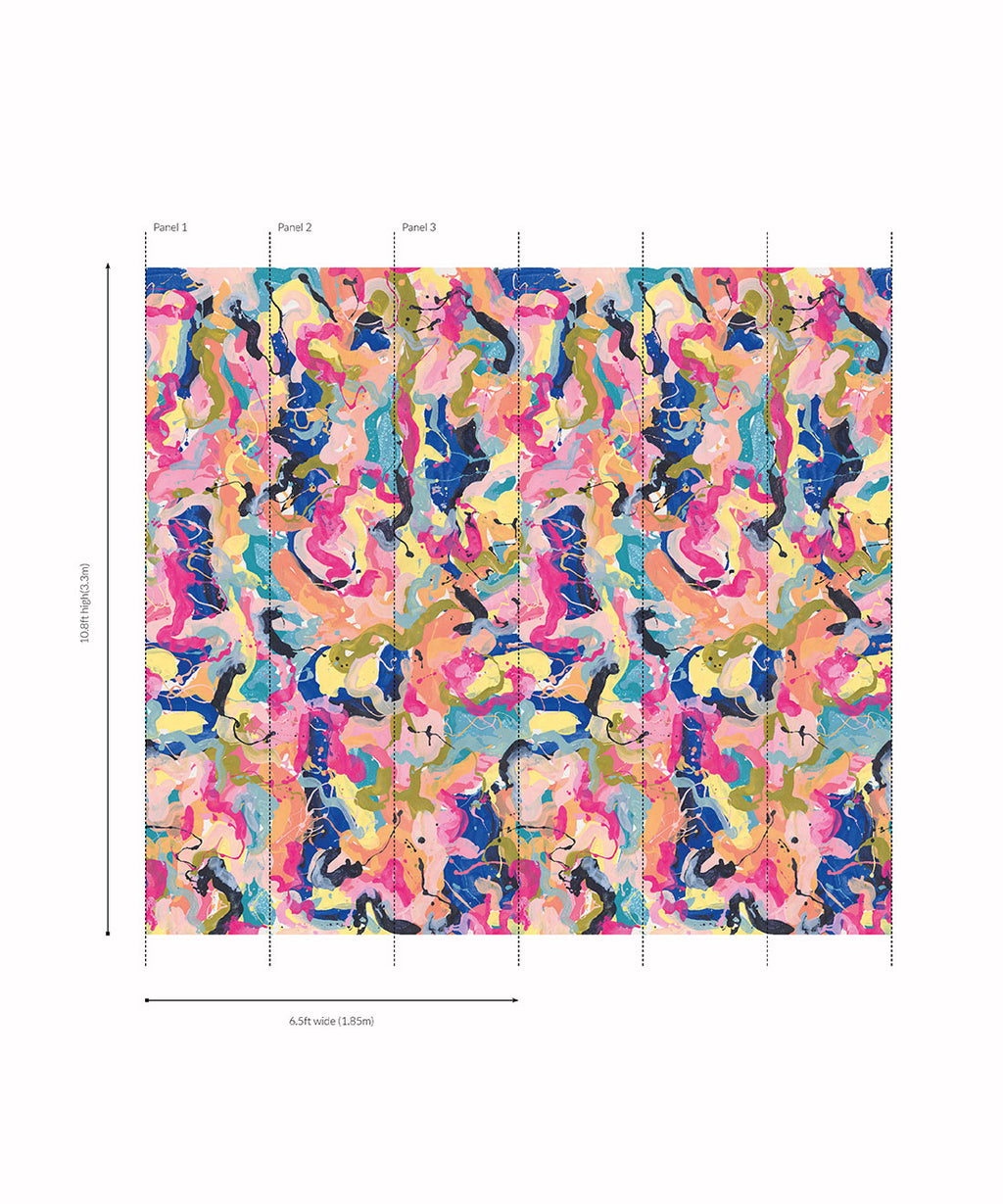 Magnitude Mural | Tender Brushstrokes Collection | Tiff Manuell | Roll