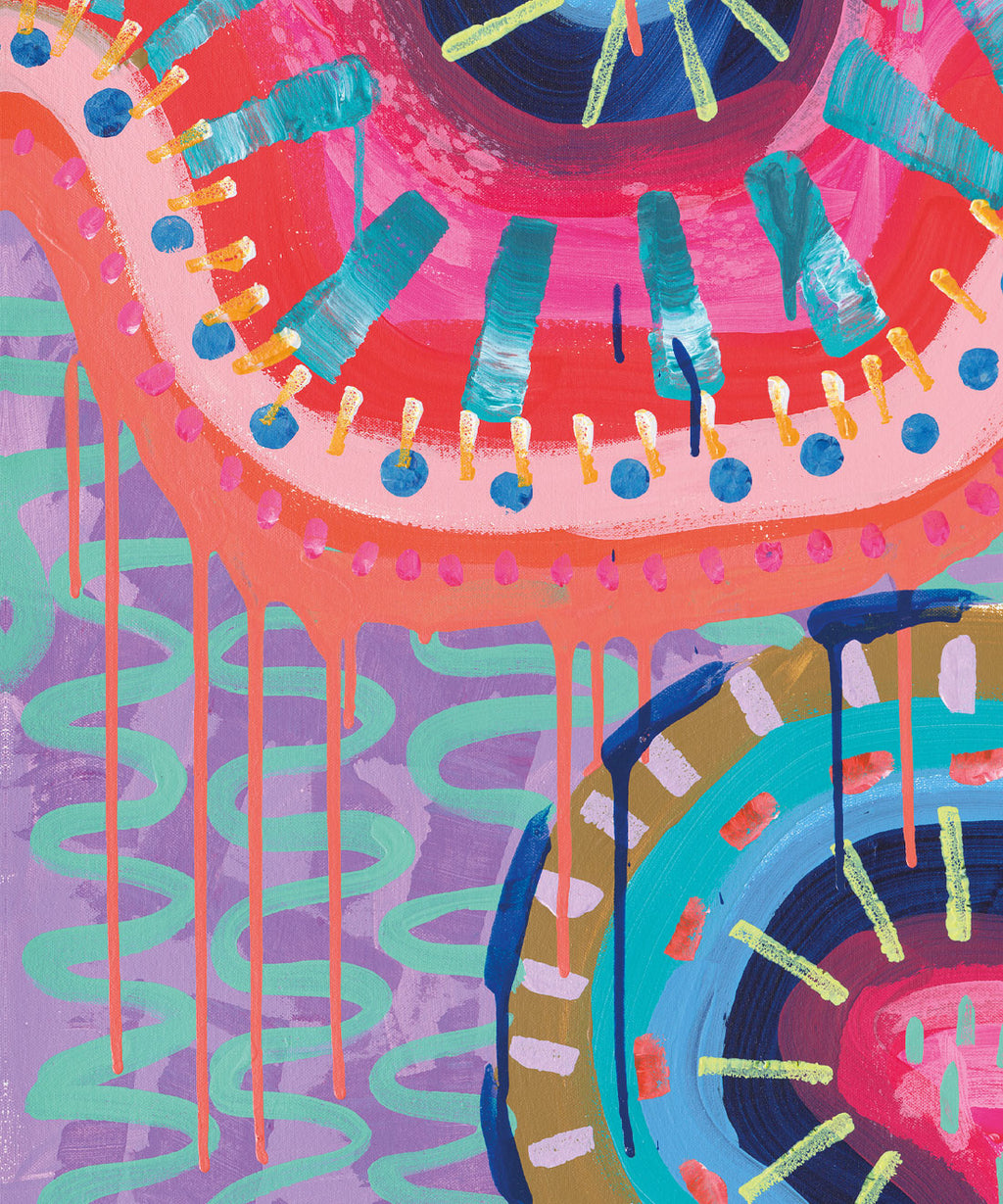 Rivers & Roads Mural | Tender Brushstrokes Collection | Tiff Manuell | Swatch