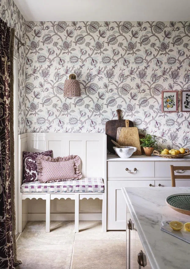 Segolene Wallpaper - Porcelain lifestyle image 2