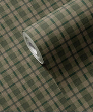 Load image into Gallery viewer, Timber Vinyl Wallpaper - Colourway: Moss - Swatch