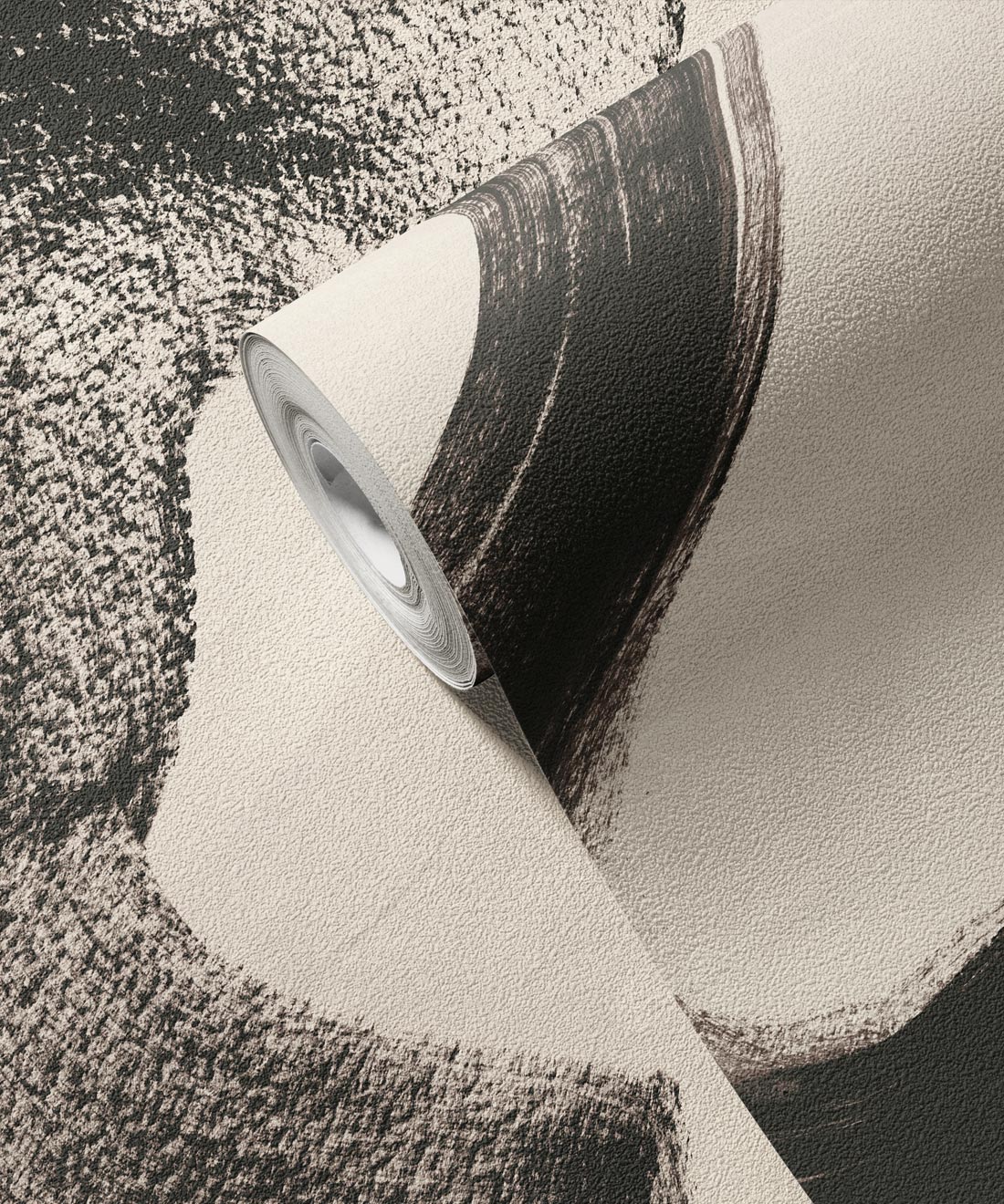 Zephyr Vinyl Wallpaper - Colourway: Charcoal - Swatch