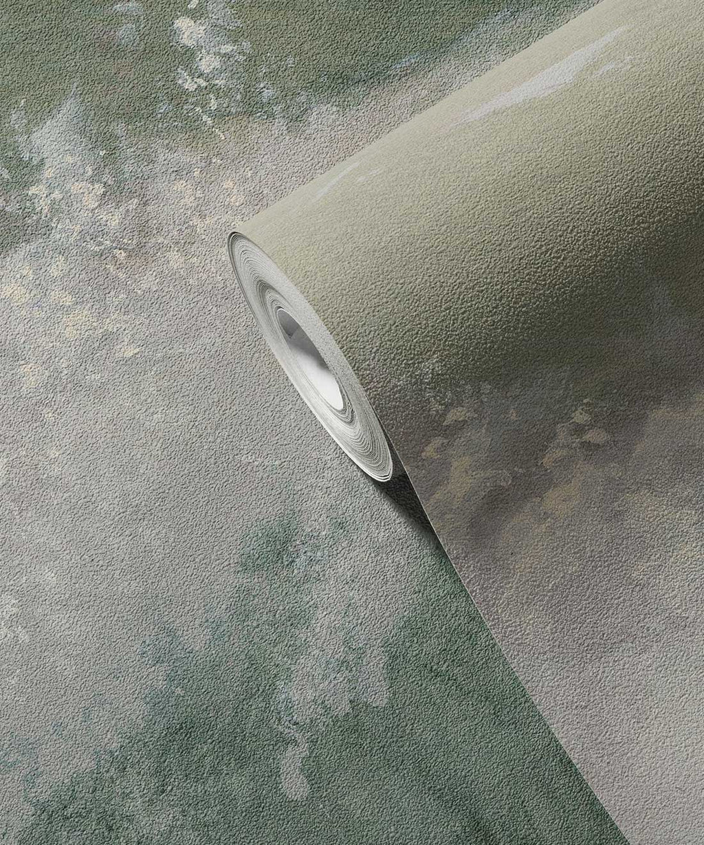 Swell Vinyl Mural - Colourway: Sea Glass - Swatch