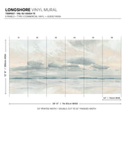 Load image into Gallery viewer, Longshore Vinyl Mural - Colourway: Tempest - Diagram