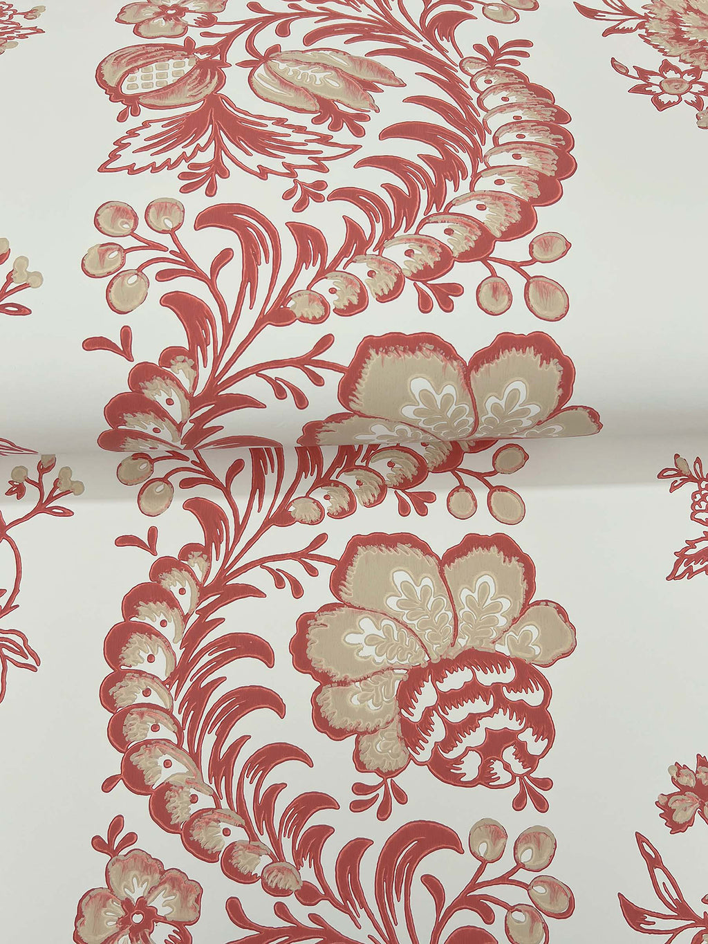 Beaumont Wallpaper - Ginger wallpaper detail