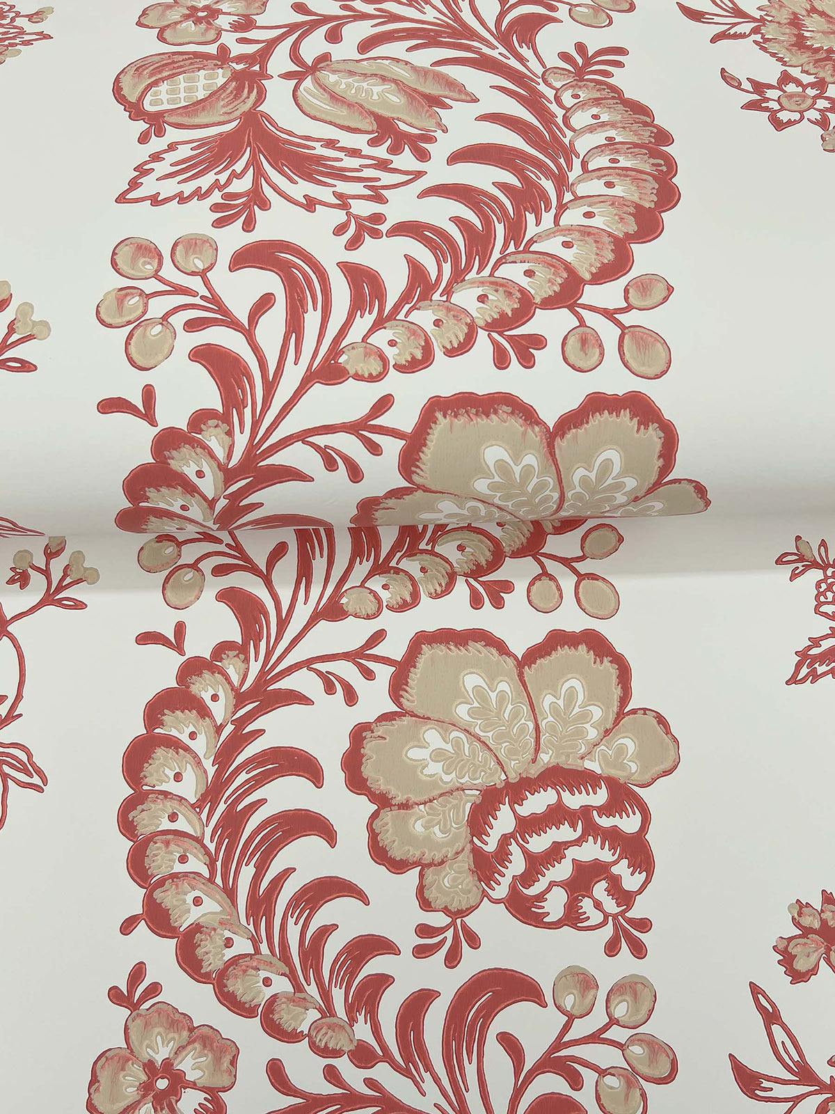 Beaumont Wallpaper - Ginger wallpaper detail