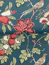 Load image into Gallery viewer, Parterre Wallpaper - Indigo wallpaper detail
