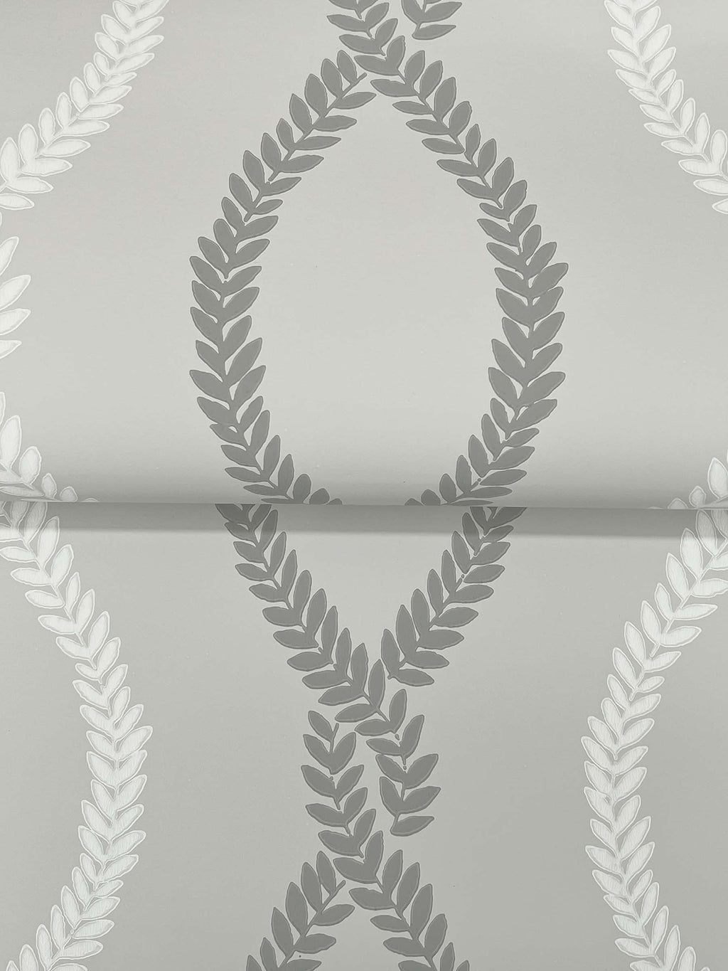 Laureate Wallpaper - Grey wallpaper detail