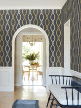 Load image into Gallery viewer, Laureate Wallpaper lifestyle room setting