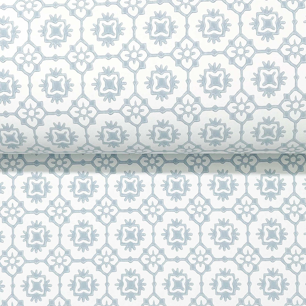 Priti Wallpaper - Blue wallpaper detail