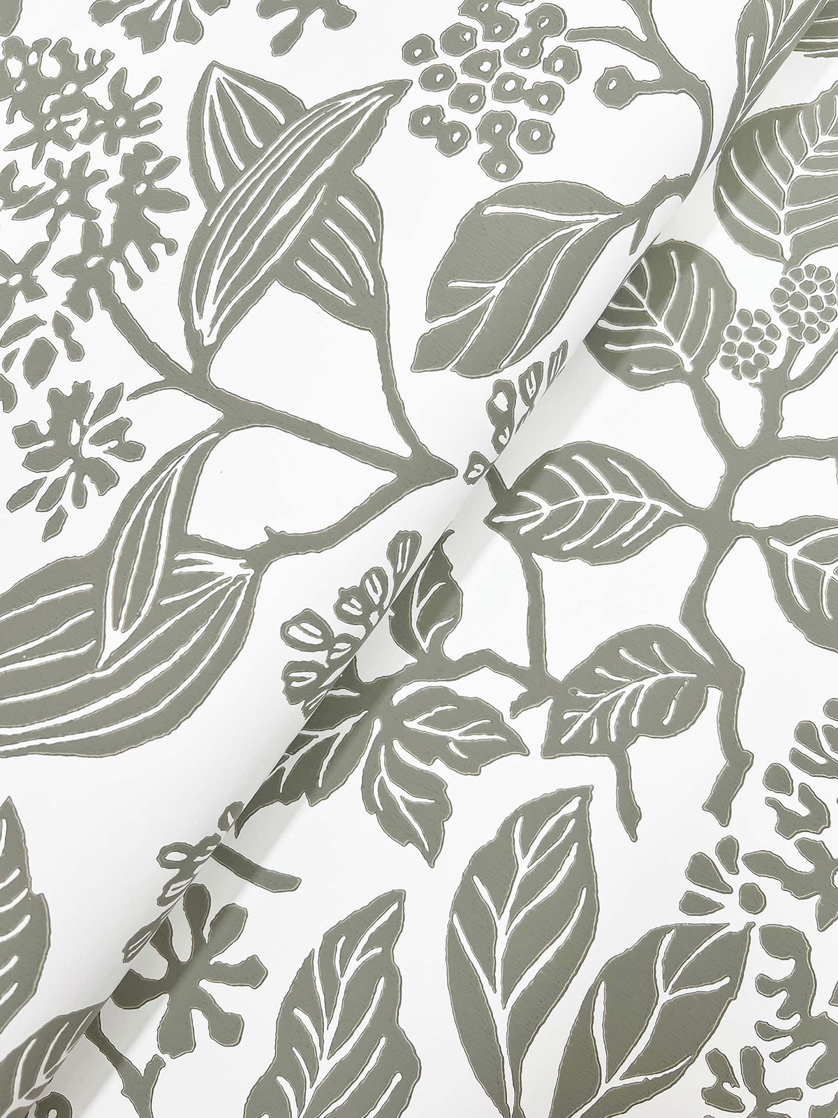 Rowen Wallpaper - Olive wallpaper detail