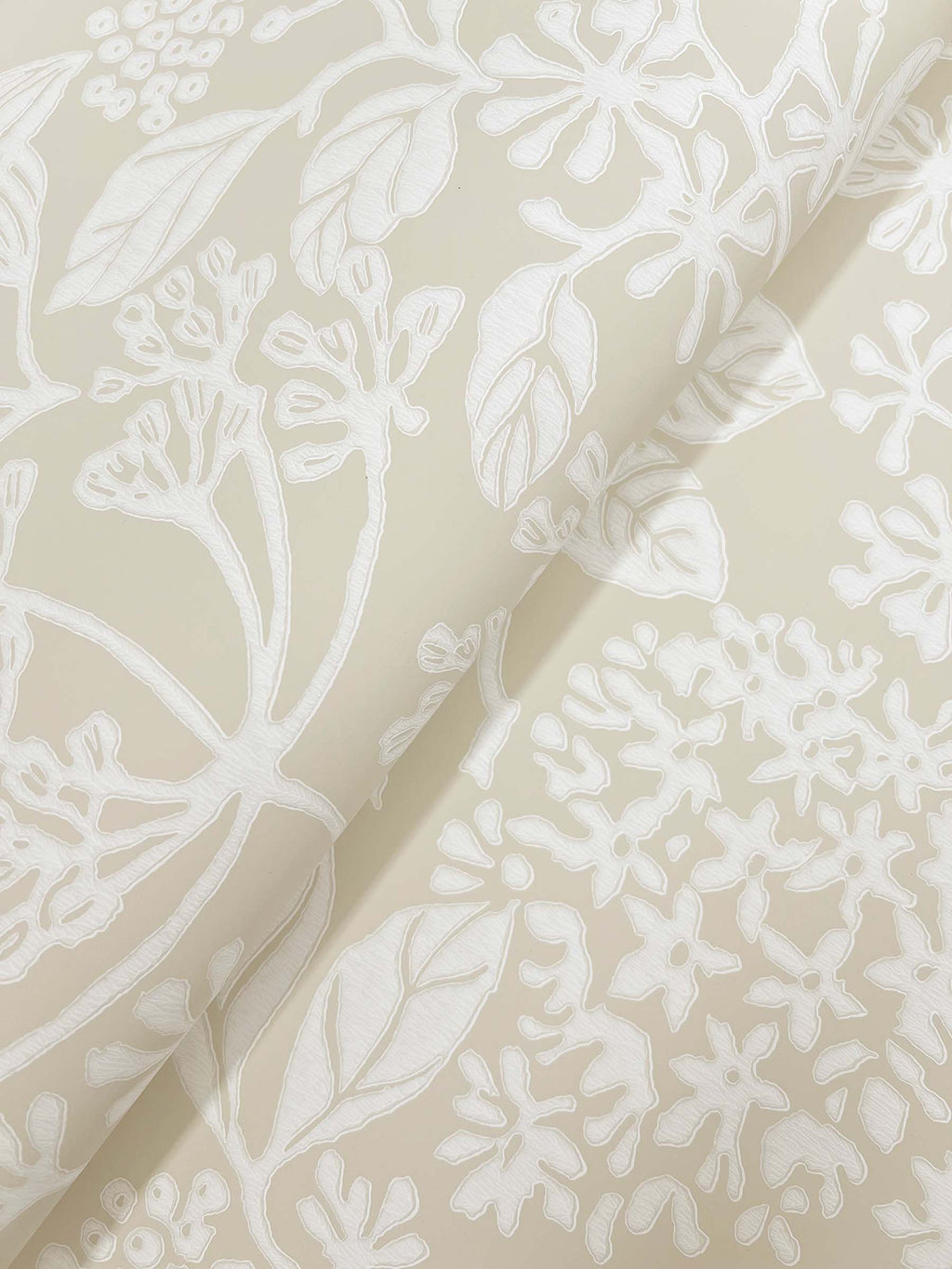 Rowen Wallpaper - Beige wallpaper detail