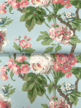 Load image into Gallery viewer, Beatrix Wallpaper - Sky Blue wallpaper detail