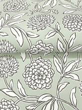 Load image into Gallery viewer, Chatsworth Garden Wallpaper - Celery wallpaper detail