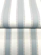 Load image into Gallery viewer, Tilford Wallpaper - Blue &amp; White wallpaper detail