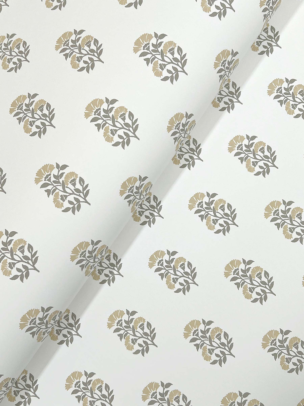 Sylvie Wallpaper - Beige & Taupe wallpaper detail