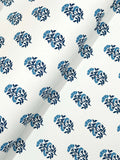 Sylvie Wallpaper - Indigo wallpaper detail