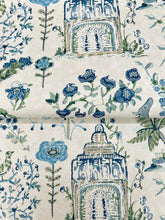 Load image into Gallery viewer, Parc Wallpaper - Blue &amp; Green wallpaper detail