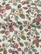 Load image into Gallery viewer, Framboise Wallpaper - Mulberry &amp; Evergreen wallpaper detail