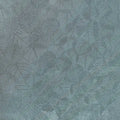 Luminous Leaf Collage Wallpaper - Turquoise on Foil pattern