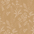 Wildflower Silhouettes Wallpaper - Yellow pattern