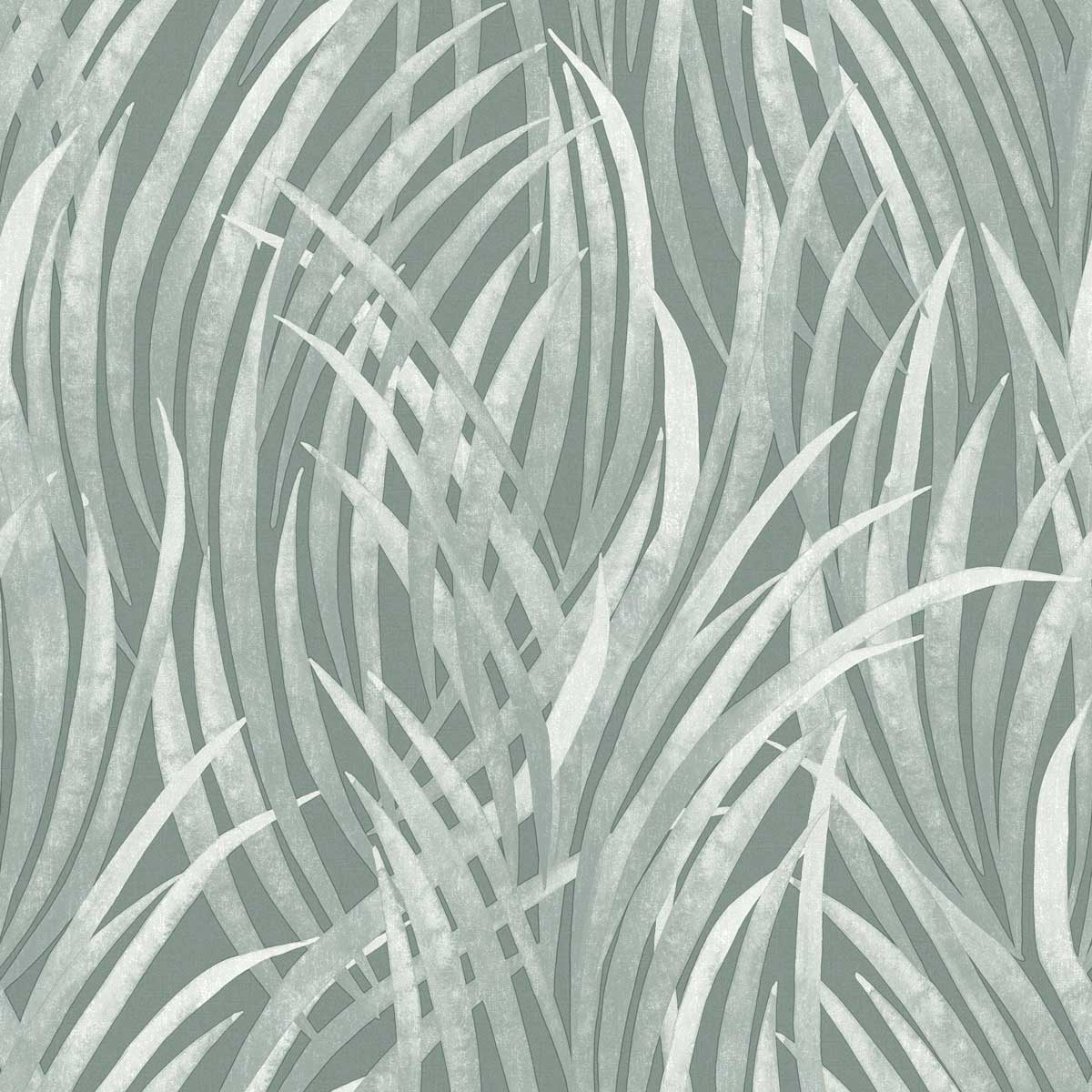 Adelia Tall Grass Wallpaper - Green pattern