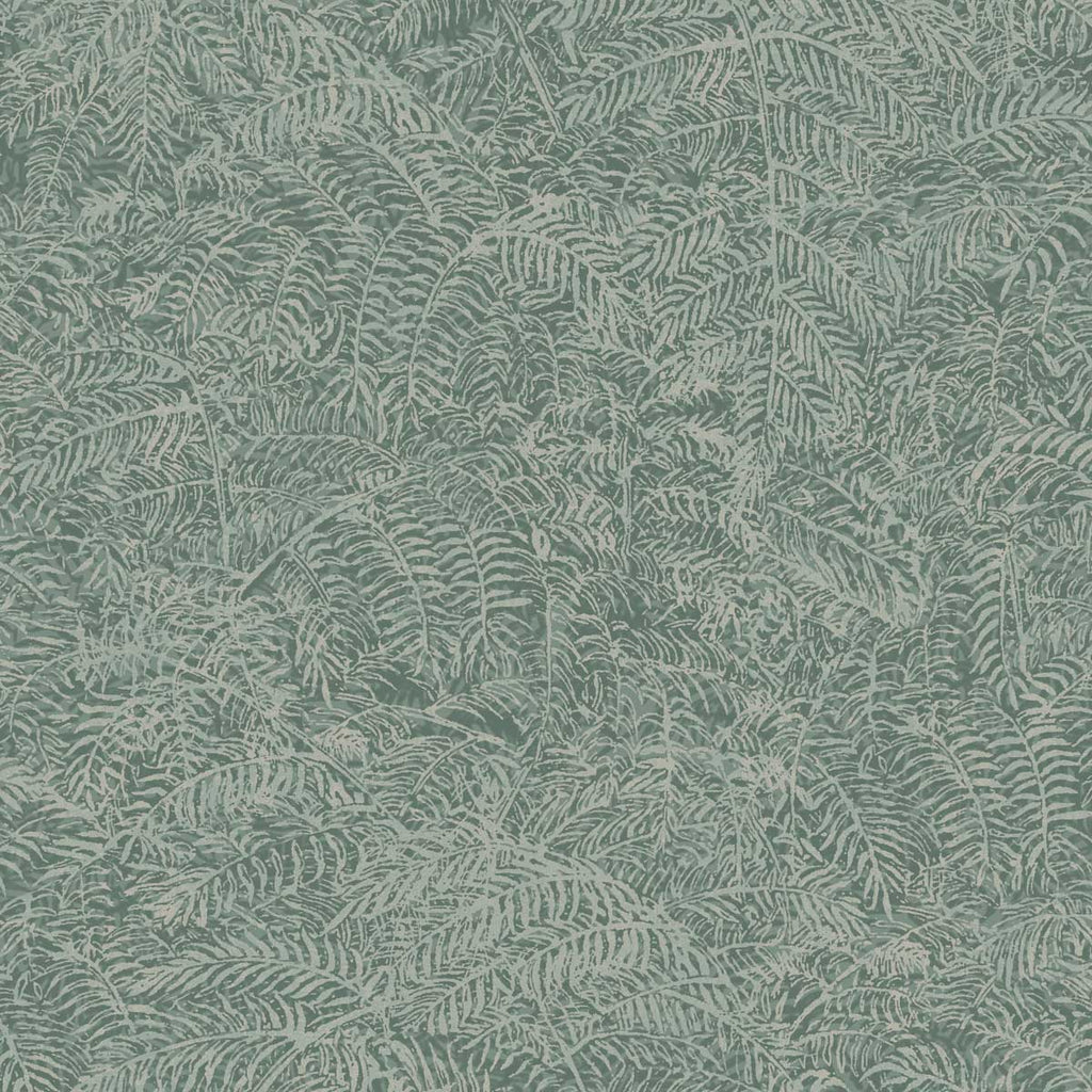 Fern Texture Wallpaper - Dark Green pattern
