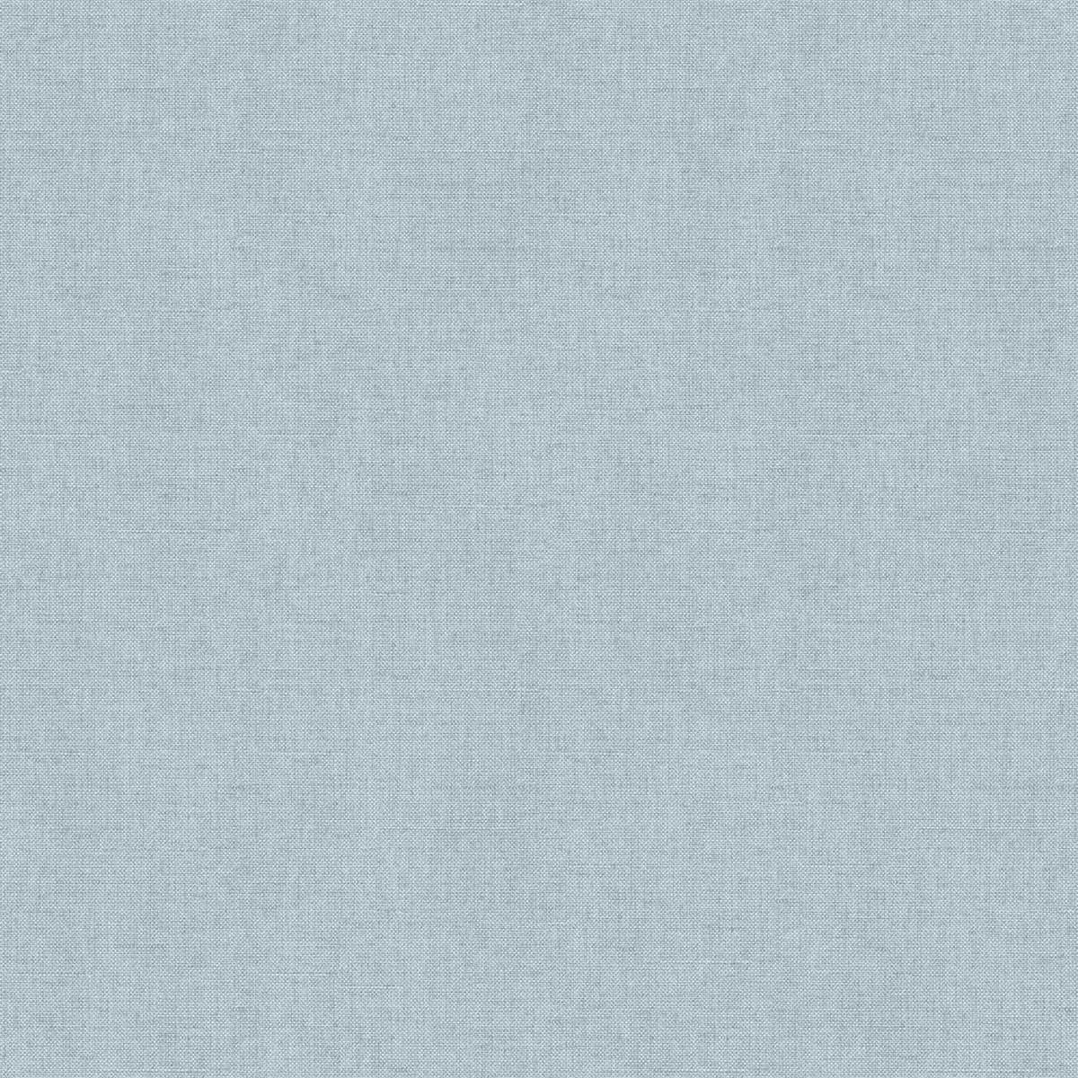 Luxe Faux Tweed Textile Texture Wallpaper - Turquoise Blue pattern