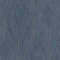 Gatsby Glamour Wallpaper - Blue Ground pattern