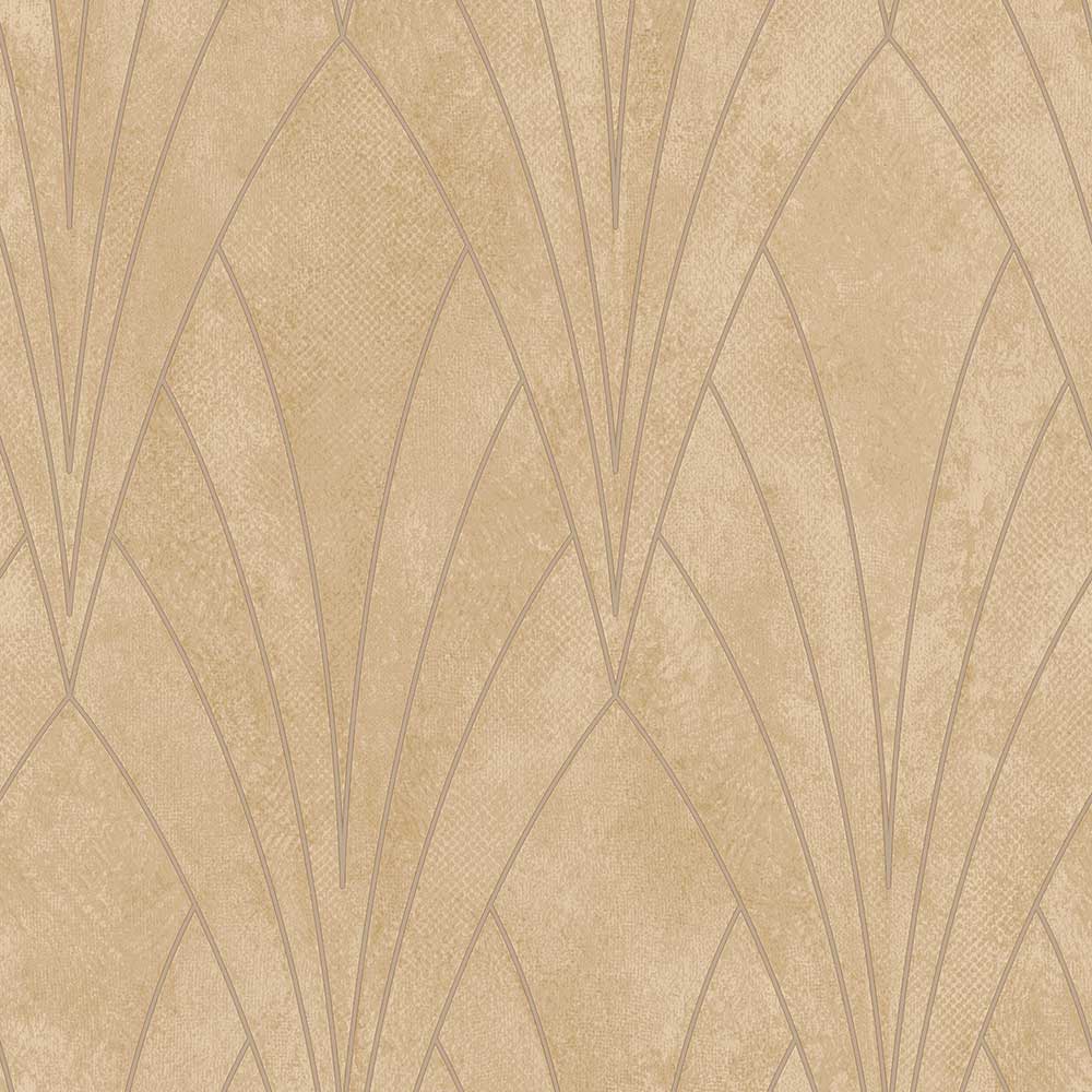Gatsby Glamour Wallpaper - Beige Ground pattern