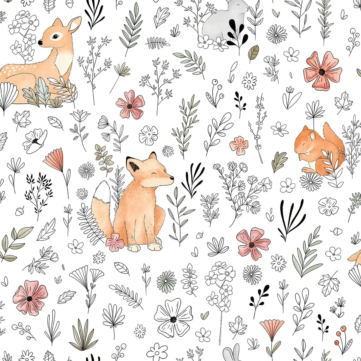 Calm Forest Wallpaper - Standard pattern