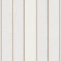 Sculpted Panel Stripe Wallpaper - Beige pattern