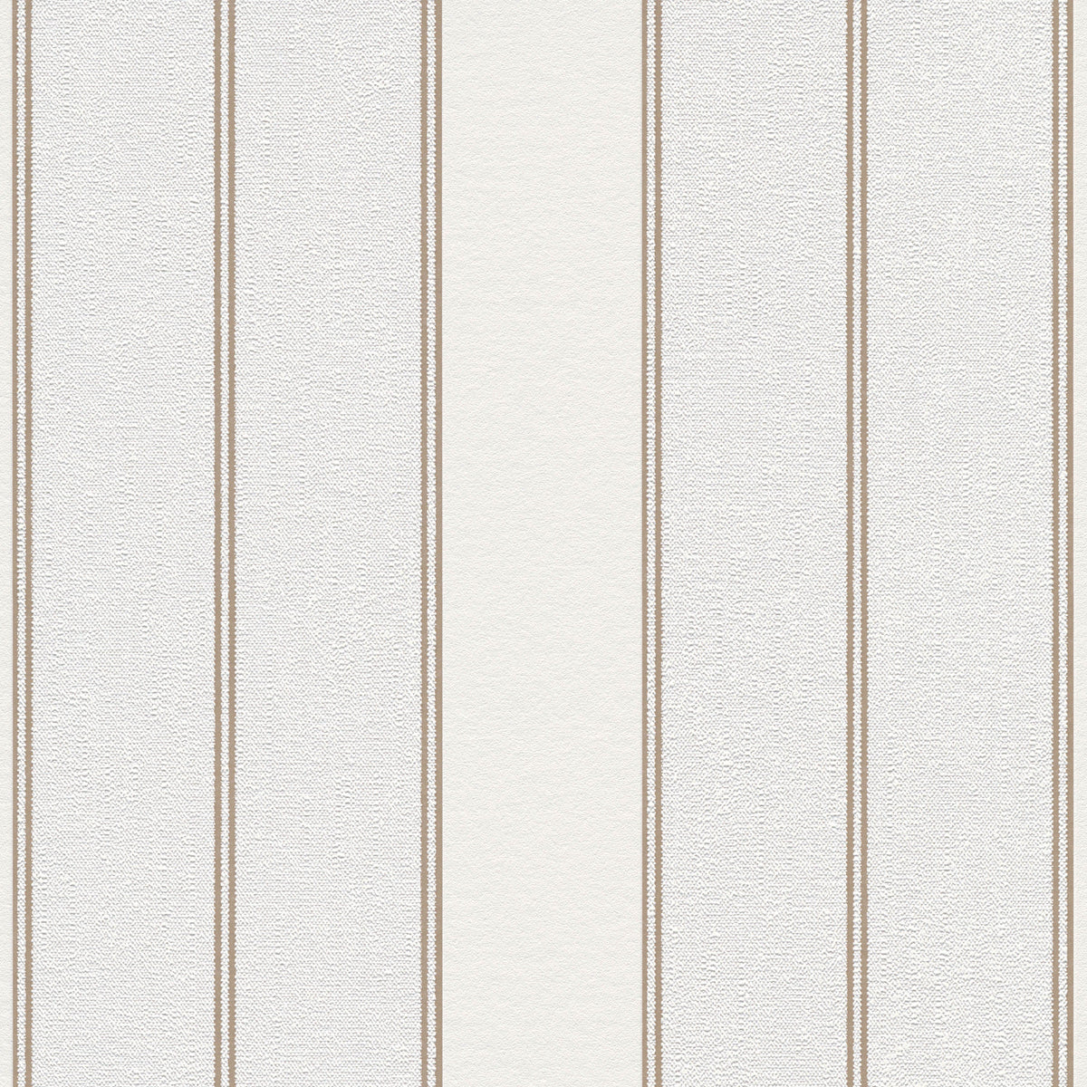 Sculpted Panel Stripe Wallpaper - Beige pattern
