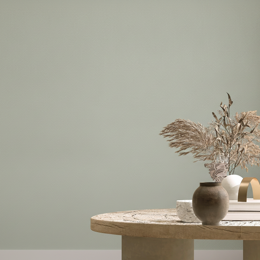 Micro Strata Wallpaper - Green room view