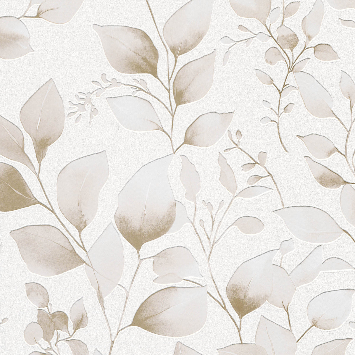 Ethereal Vinen Wallpaper - Brown pattern